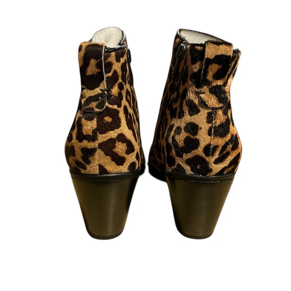 NWOT Franco Sarto Animal Print Ankle Booties - Picture 2 of 5